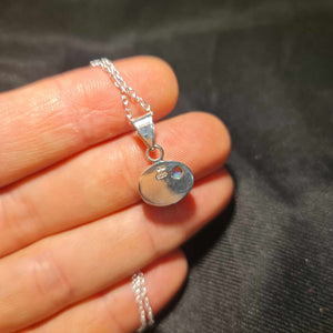 Lightning Ridge Green Opal Silver Pendant 080G