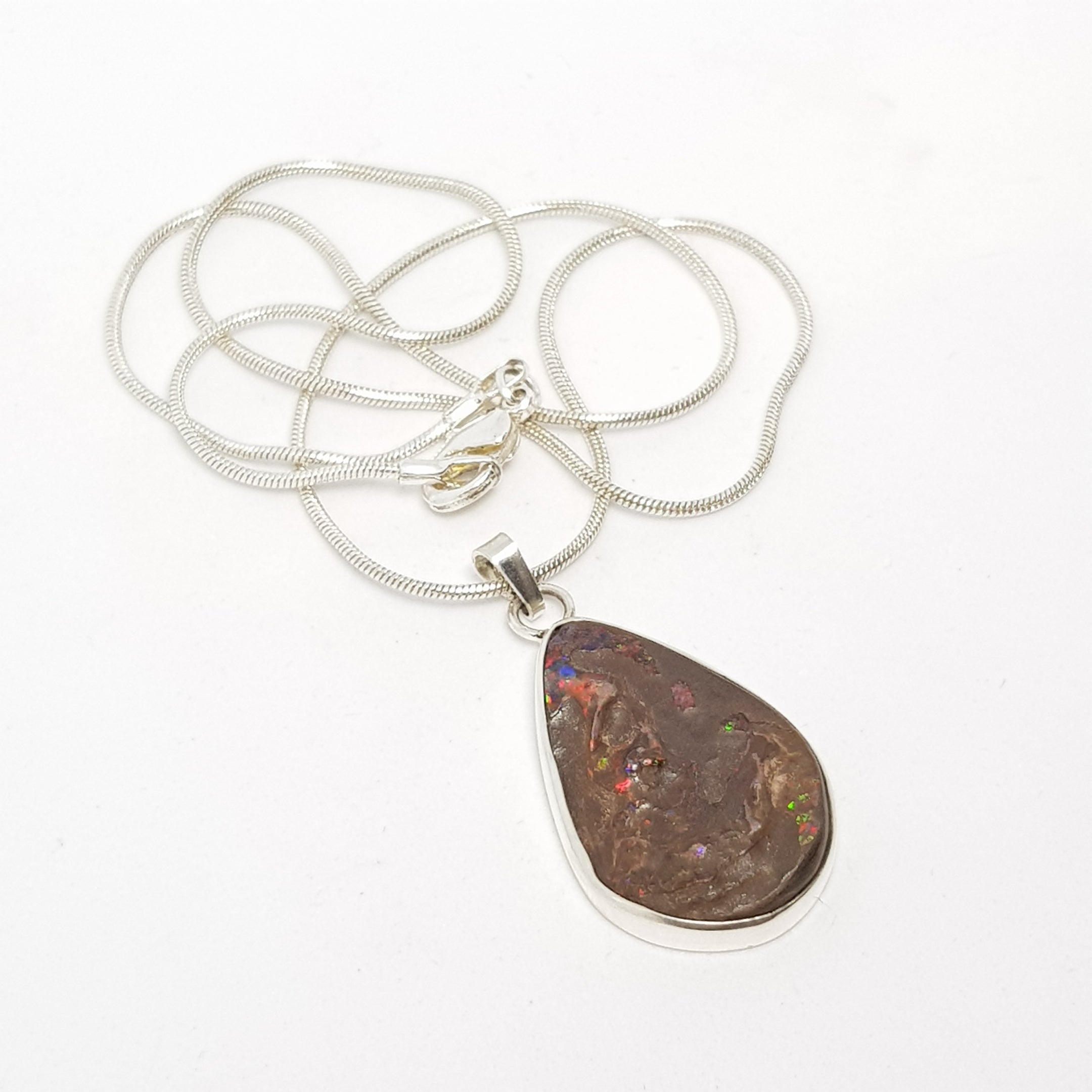 QLD Boulder Opal Pendant 051A