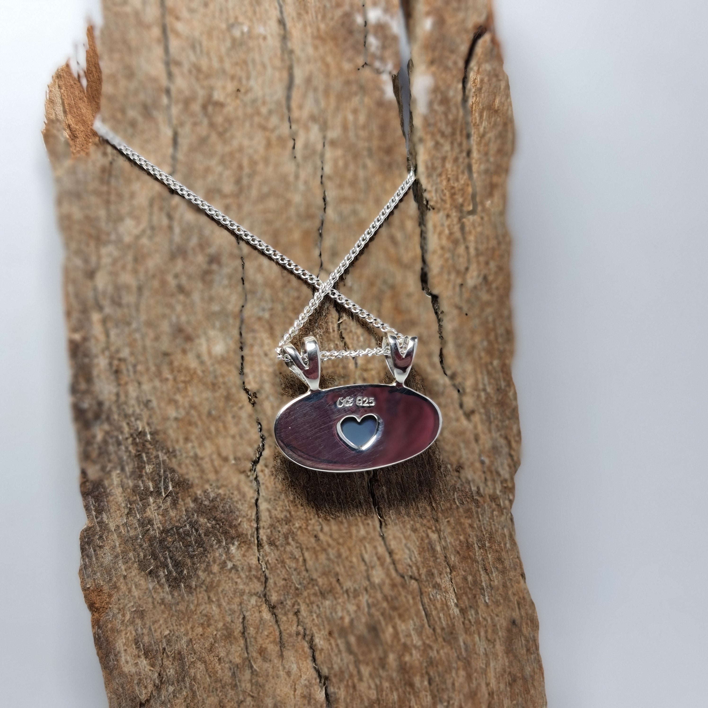 Semi Black Crystal Opal Pendant 080B