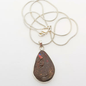 QLD Boulder Opal Pendant 051A