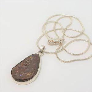 QLD Boulder Opal Pendant 051A