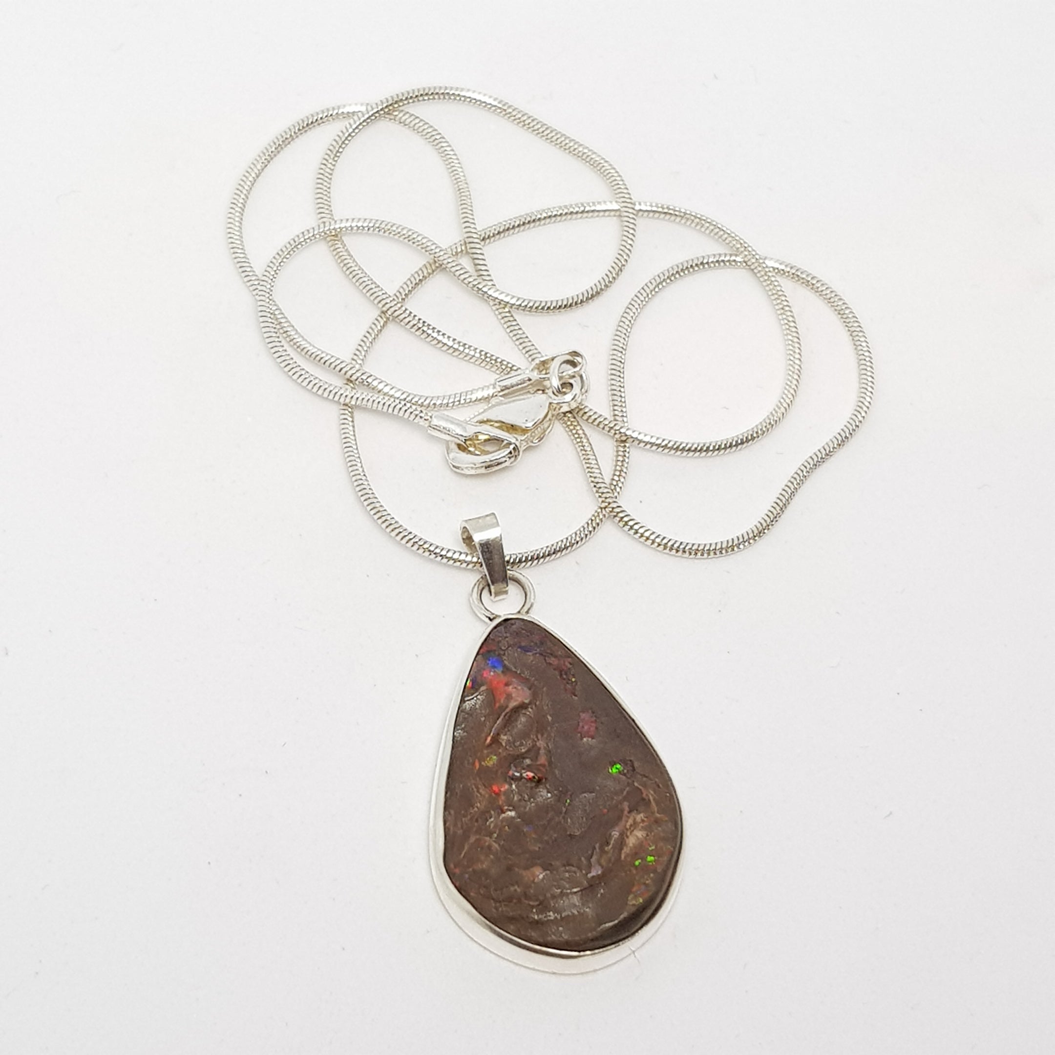 QLD Boulder Opal Pendant 051A