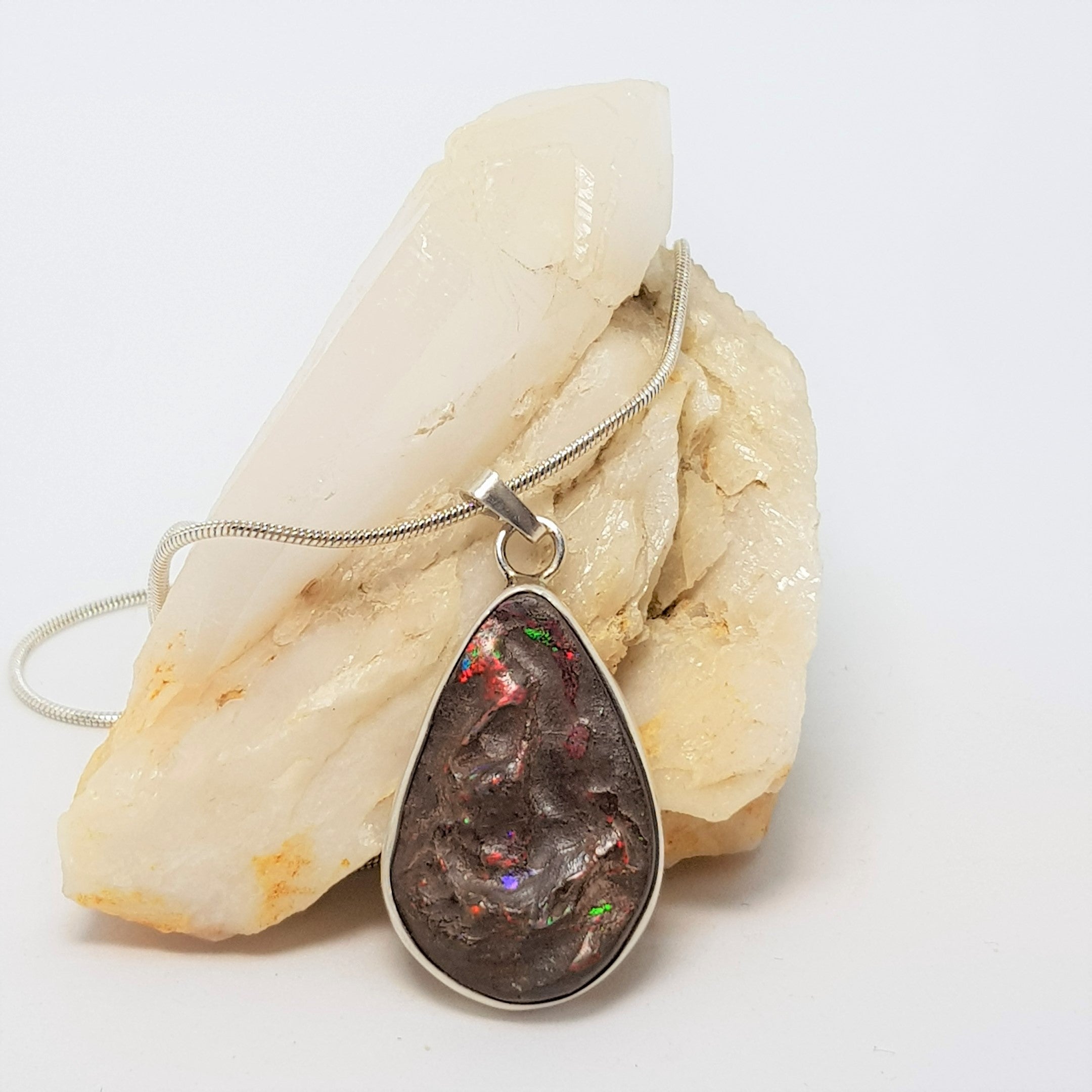 QLD Boulder Opal Pendant 051A