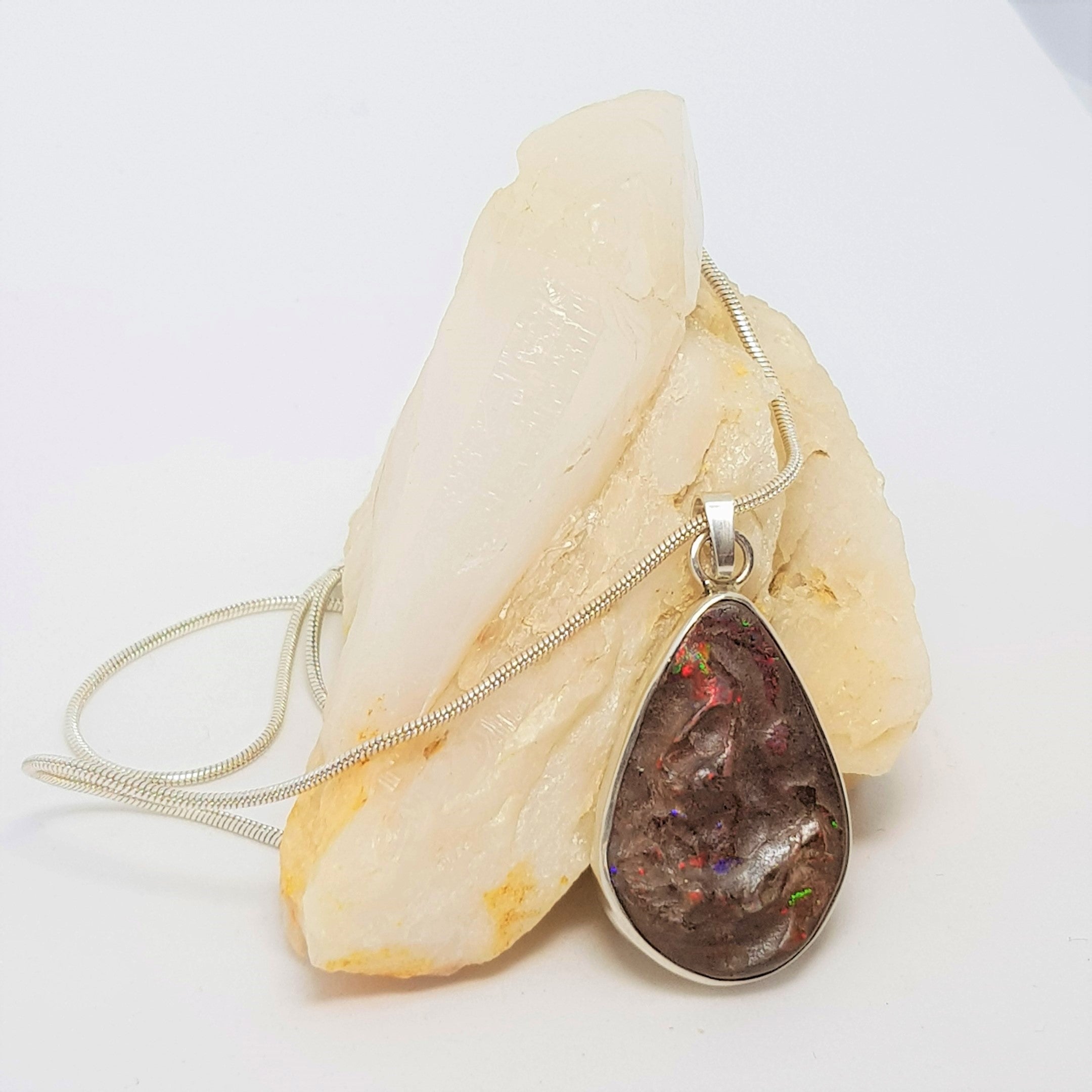 QLD Boulder Opal Pendant 051A
